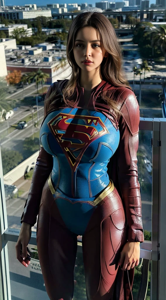 half-length,1girl,(Perfect figure,be tall and slim),solo,standing,(outdoor:1),sky,Focus on the face,Beautiful face,Detailed delicate young face,supergirl, (Super girl suit:1.5),Jumpsuit,(huge breasts,Big tits,Big breasts:1.3),thigh gap,camel toe
realistic style,vivid picture,masterpiece, (best quality:1.2),ultra-detailed,realistic,High definition,High quality,Cinematic Light,Ray tracing,ultra high res,UHD,(photorealistic:1.5),intricate details,detailed texture,finely detailed,High quality shadow