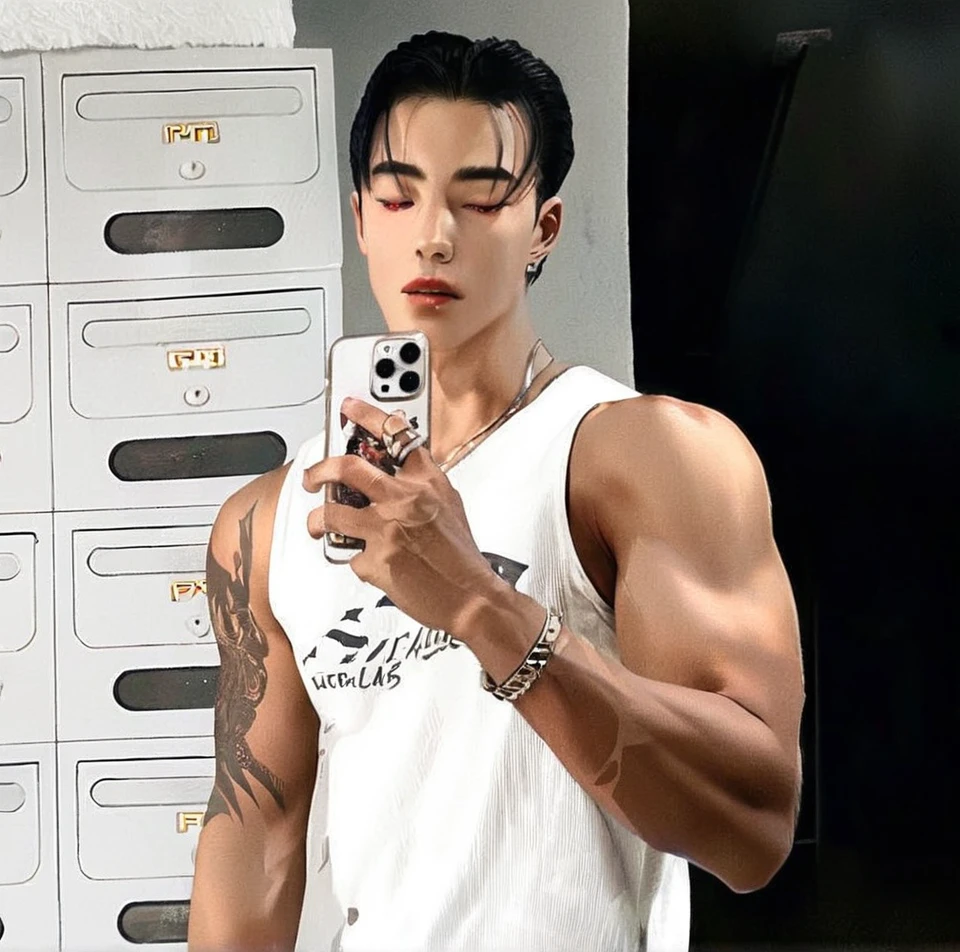 (Black_Hair), (red_ruby_eyes), (Handsome), (attractive), (male), (close_up_shot), (detailed_eyes), (detailed_hair), (clean_hair),  (vertical_pupils), (jawline), (wears_aristrocatic_outfit), (in_his_late_teens), (short_hair)