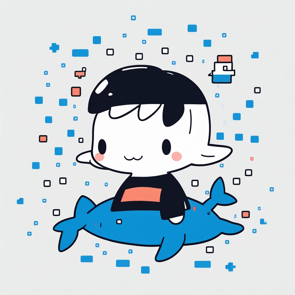 cute little whale
