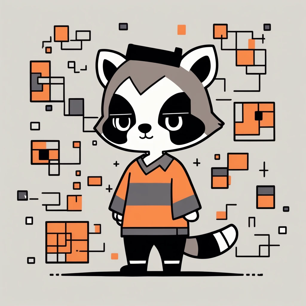 cute little racoon