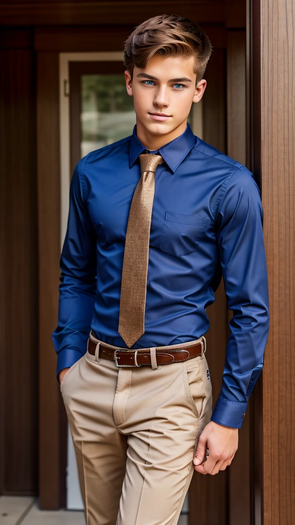 19 year old male wearing tie and lomg sleveed button up with belt and tucked in
4K HIGH REZ
Physical Description: Brown colored hair and skinny build. 5"5 and 150 LB. Blue eyes.
.