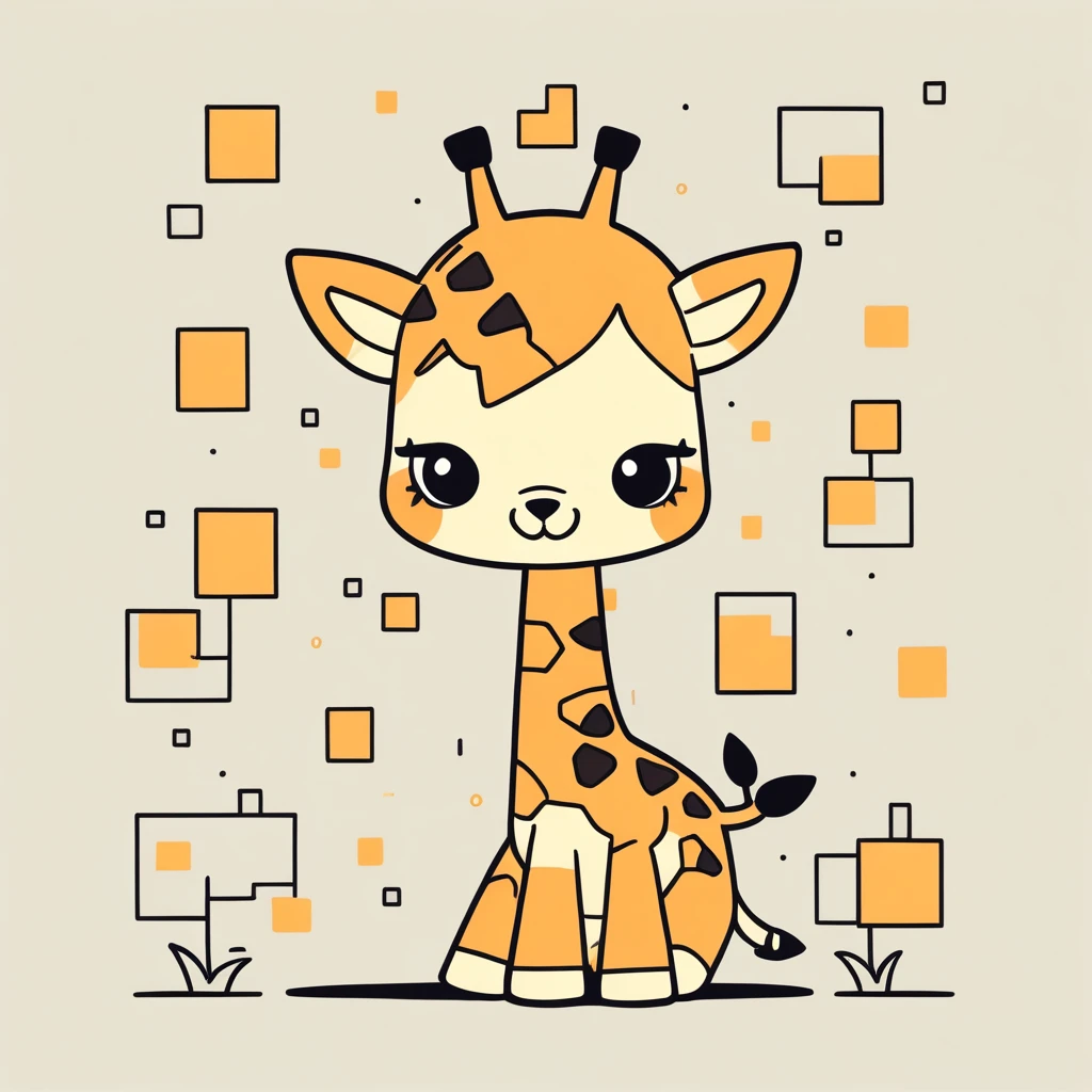 cute little giraffe