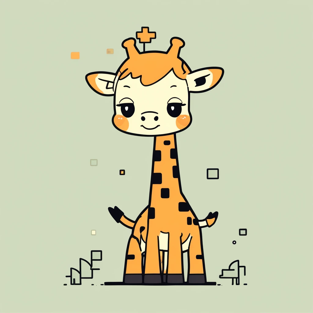 cute little giraffe