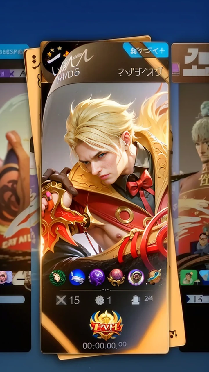 boy with purple hair and red shirt holding a purple ball, Masterpiece, ultra HD, detailed all picture, a close up of a devil, dyrroth from mobile legend, evil, extremely detailed artgerm, mobile legends character, inspired by Dyrroth, Six pack chest and abs, black jewel above the chest, red eyes, glare.