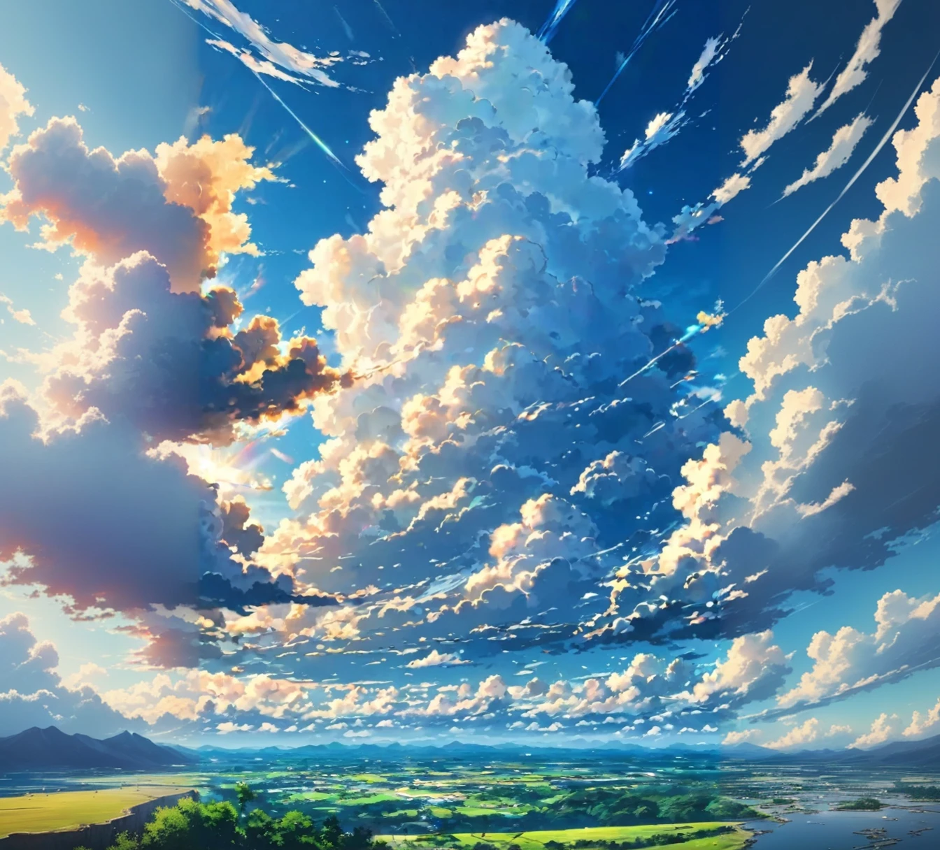 the sky is beautiful and clear, 雲の向こうにBlue sky, Blue sky, Aesthetic clouds in the sky