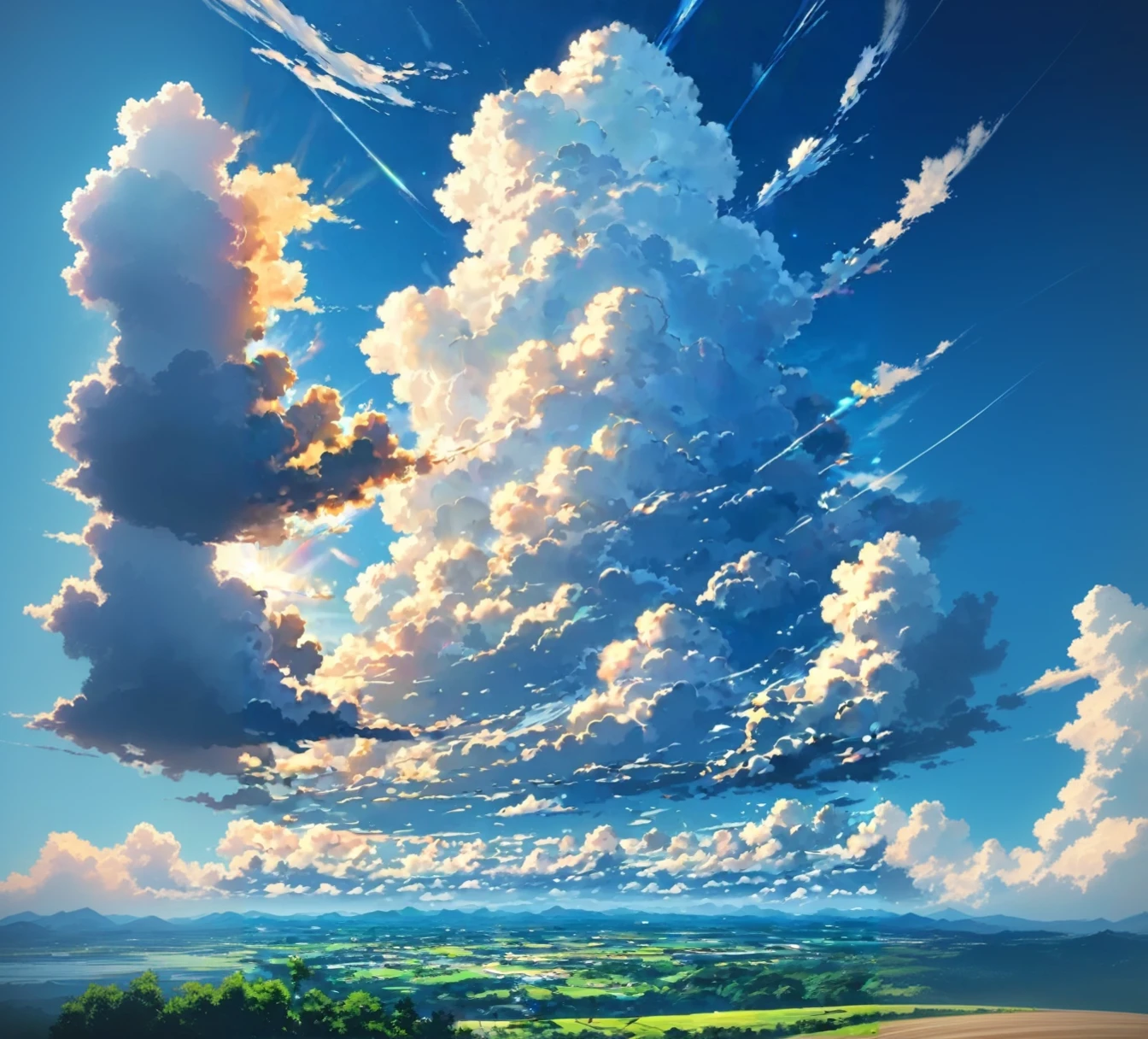 the sky is beautiful and clear, 雲の向こうにBlue sky, Blue sky, Aesthetic clouds in the sky