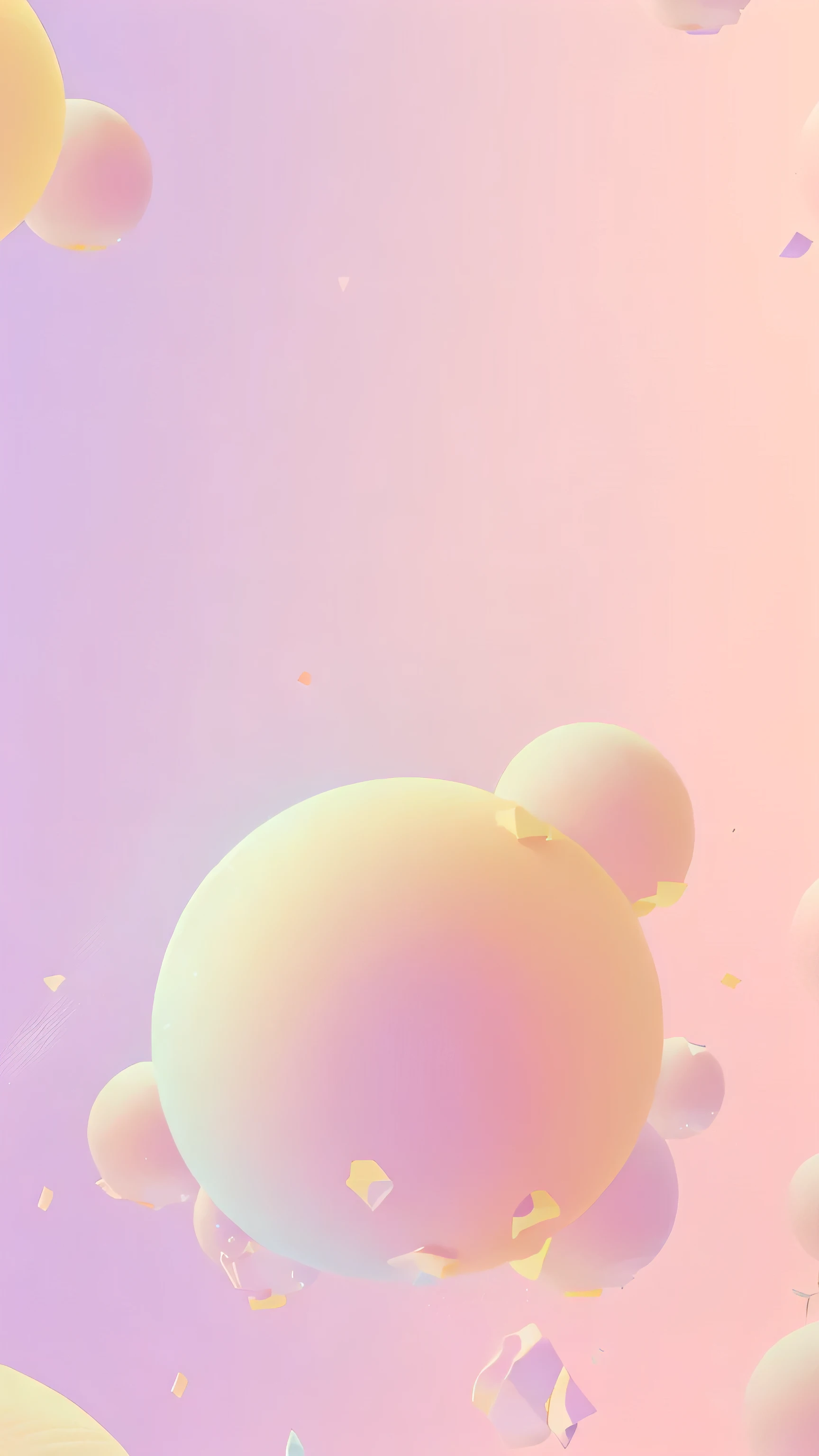 There are many balls floating in the air on a pink background, Pastel colorful 3D, Mobile phone background, phone wallpaper, wallpaper aesthetic, phone wallpaper, Soft background, hq 4k phone wallpaper, Soft 3d rendering, Bubble Background, Soft colors, iphone wallpaper, phone wallpaper hd, iMobile phone background, Simple background, colored chalk, Minimal Background, Candy Pastels, Pastel Overflow