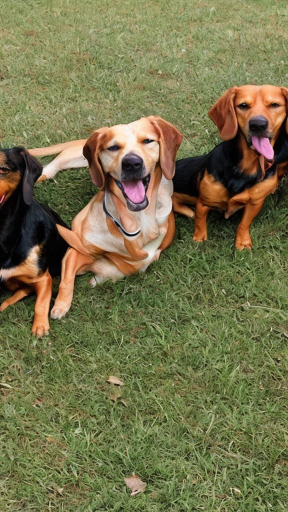 Countless dogs