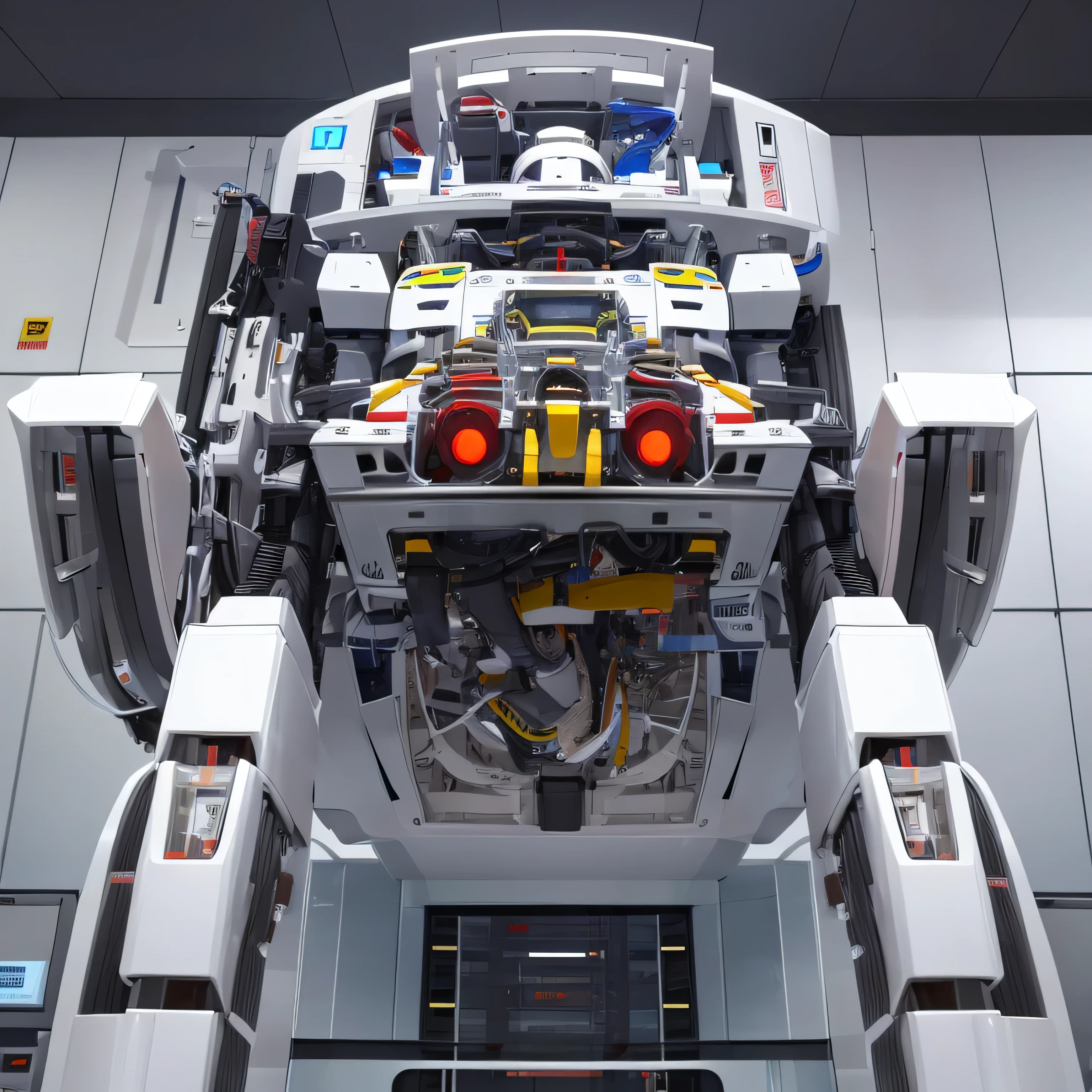 robot　Internal structure　front