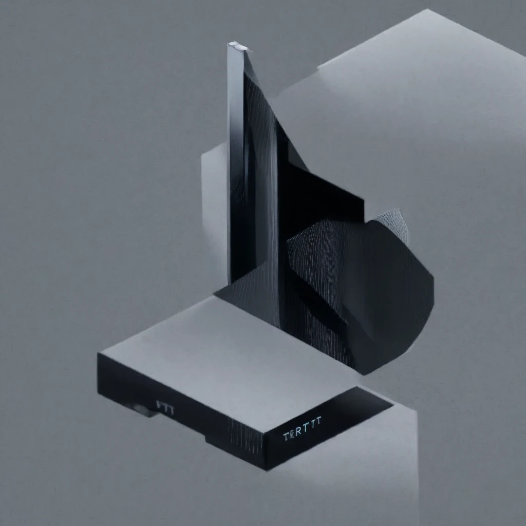 CRT TV monitor、video、front、symmetry、Flyer、background、simple、All black、An illustration、psychedelic、Abstract、Melting
