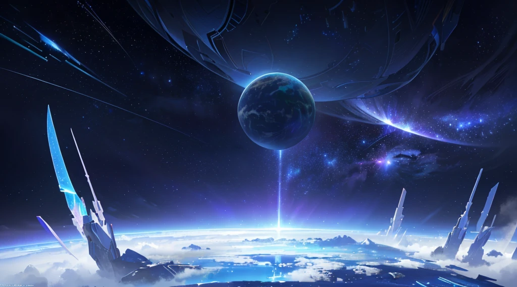 wallpaper, The background is an endless universe, background technology, Ethereal Background, Gorgeous background, Background Space, Arena Background, Blizzard concept art, Paradise planet in the background, Stunning mysterious background, 8K HD wallpaper JPEG artifact