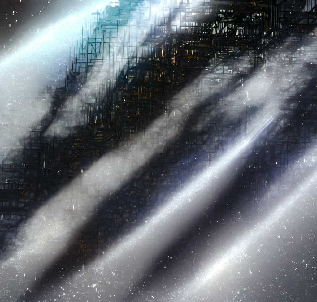 dieselpunk, (atmospheric volumetric fog:1.1), (Masterpiece:1.4) (illustration:1.2) (Best Quality:1.4) (8k) (HDR) (wallpaper) (cinematic lighting) (sharp focus) (intricate)