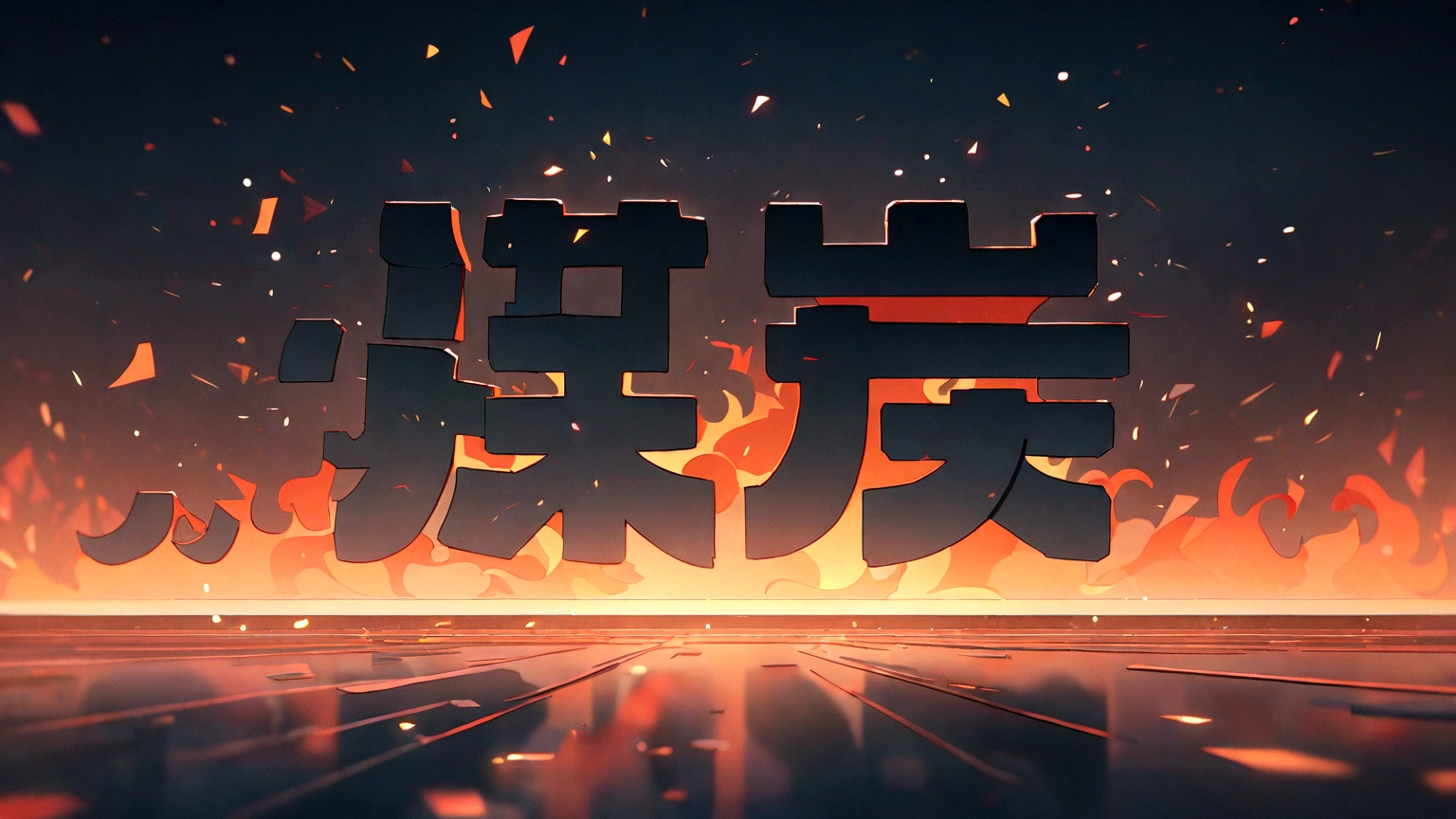 Black draft:1.4),(Burning coal，flame，flame文字， Oriental elements，Vision，Colored background，许多flame，Strong sense of atmosphere，Orange is the main color)，(Chinese illustration:1.3，Paper art:1.3, Quilted Paper art:1.2),( Reasonable design, Clear lines, High sharpness,best quality, Very detailed, masterpiece, Lighting Effects, 4K )
