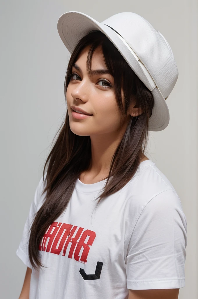 Creating an avatar for a 20-year-old boy based on your description:

1. **Headwear**: A white hat (you mentioned "hat" twice, so assuming you meant a white hat).

2. **Clothing**: A red t-shirt.

Here are some specific ideas for creating the avatar image:

- **Facial Features**: Use neutral facial features typical of a young adult, with a slight smile or neutral expression.
  
- **Hair Style**: Short or medium-length hair, styled casually.

- **Hat**: Ensure the hat is visibly white, possibly a baseball cap or another casual style.

- **T-shirt**: The t-shirt should be prominently red. You can add some subtle details like folds and shadows to give it depth.

- **Background**: Keep