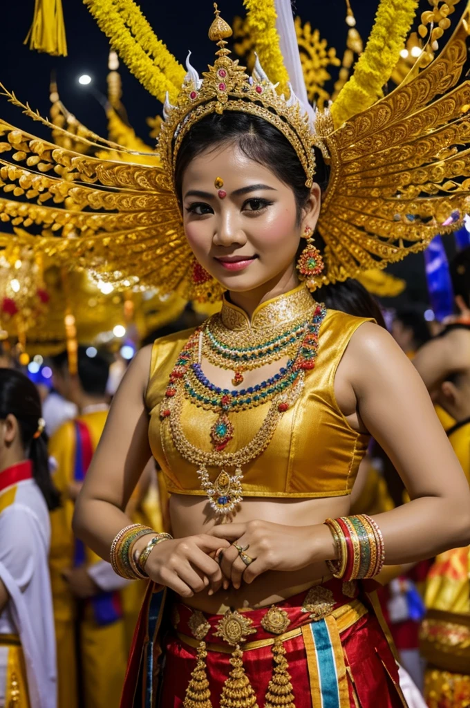 Phi Ta Khon Festival.at all