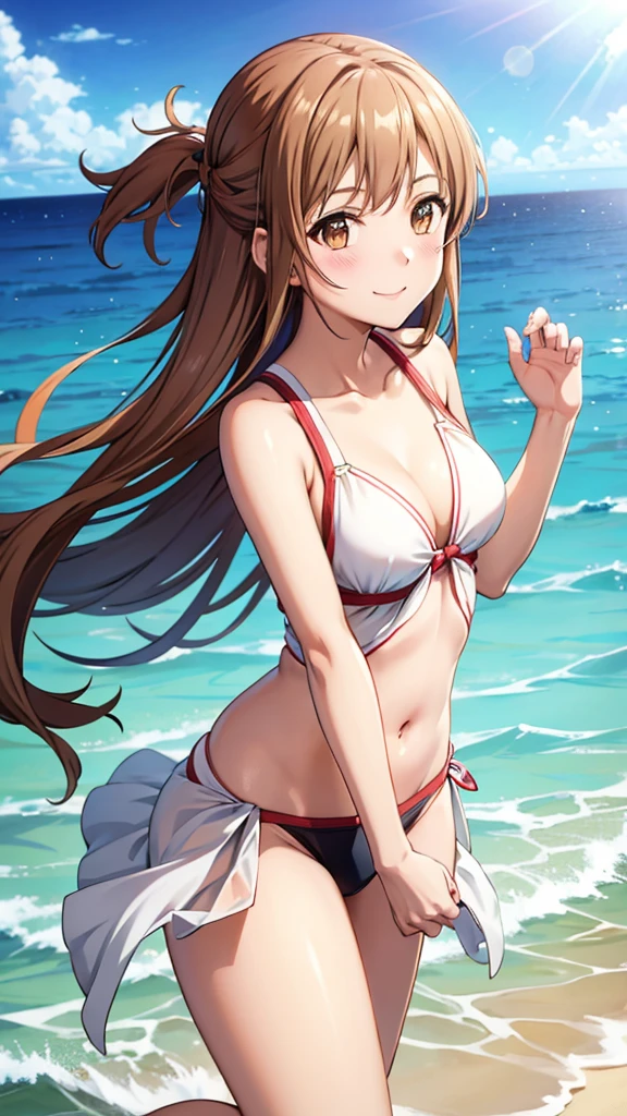 Rin Shibuya Swimsuit blush smile Great style