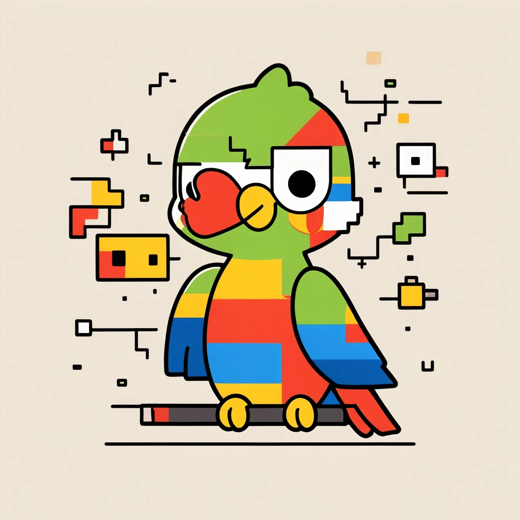 cute little parrot