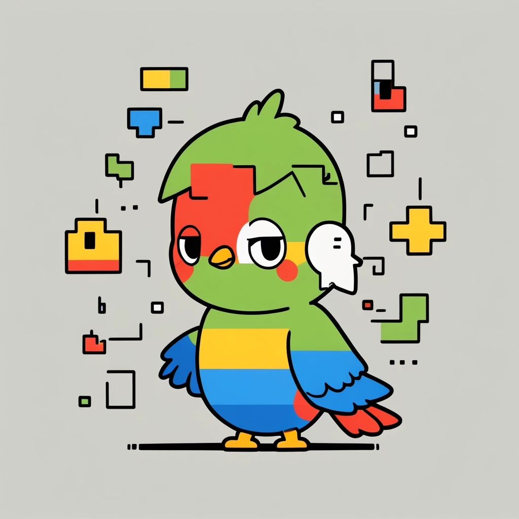 cute little parrot