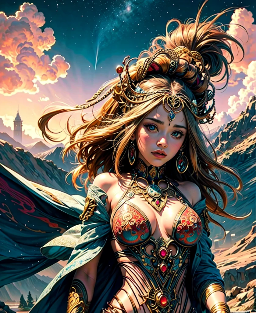 official art, unity 8k wallpaper, ultra detailed, beautiful and aesthetic, High quality, beautiful, masterpiece, best quality, (zentangle, mandala, tangle, entangle:0.6), kikini