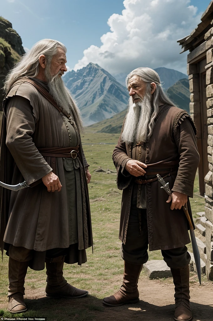 Images: Illustrations of these key events, such as Bilbo meeting Gandalf, finding the One Ring, and the battle scenes