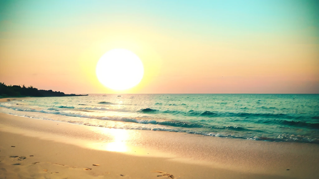 Midsummer Beach　Bright Sun