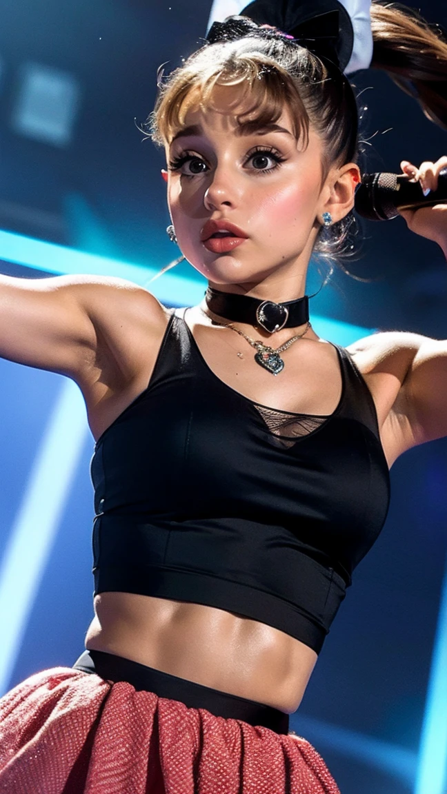 ariana grande, hot, sweaty body