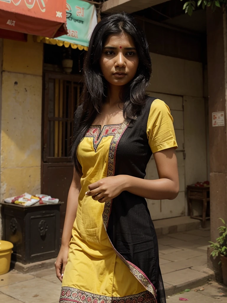A indian gril black hair drees bengoli shari at kolkata veryy sad mood gril sting alone