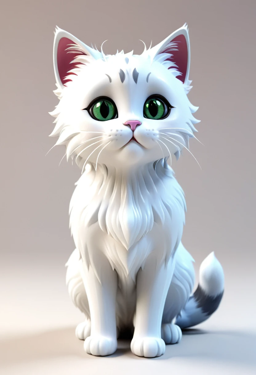 cute cat 3d