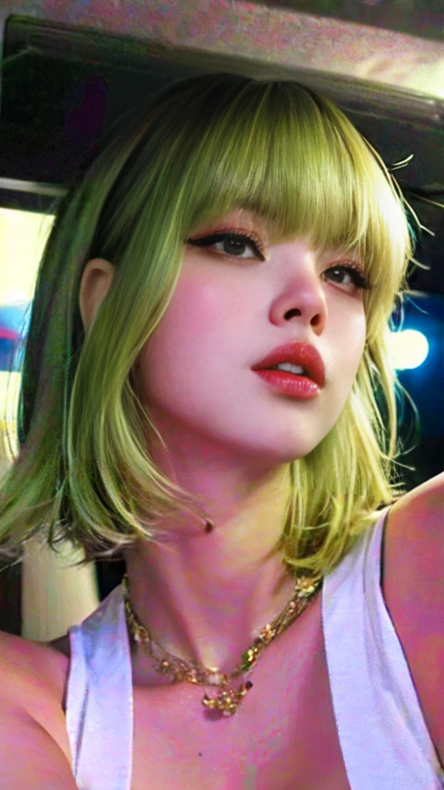 A highly detailed, realistic portrait of Lalisa Manoban, a hot and sweaty adult Korean K-pop star, in 8K resolution, photorealistic, dramatic lighting, beautiful detailed eyes, lips, and face, long eyelashes, expressive emotions, sensual, alluring, flawless skin, glowing skin, natural lighting, super hot and sexy body, naked, nsfw, porn, sex, oiled up body, moaning face