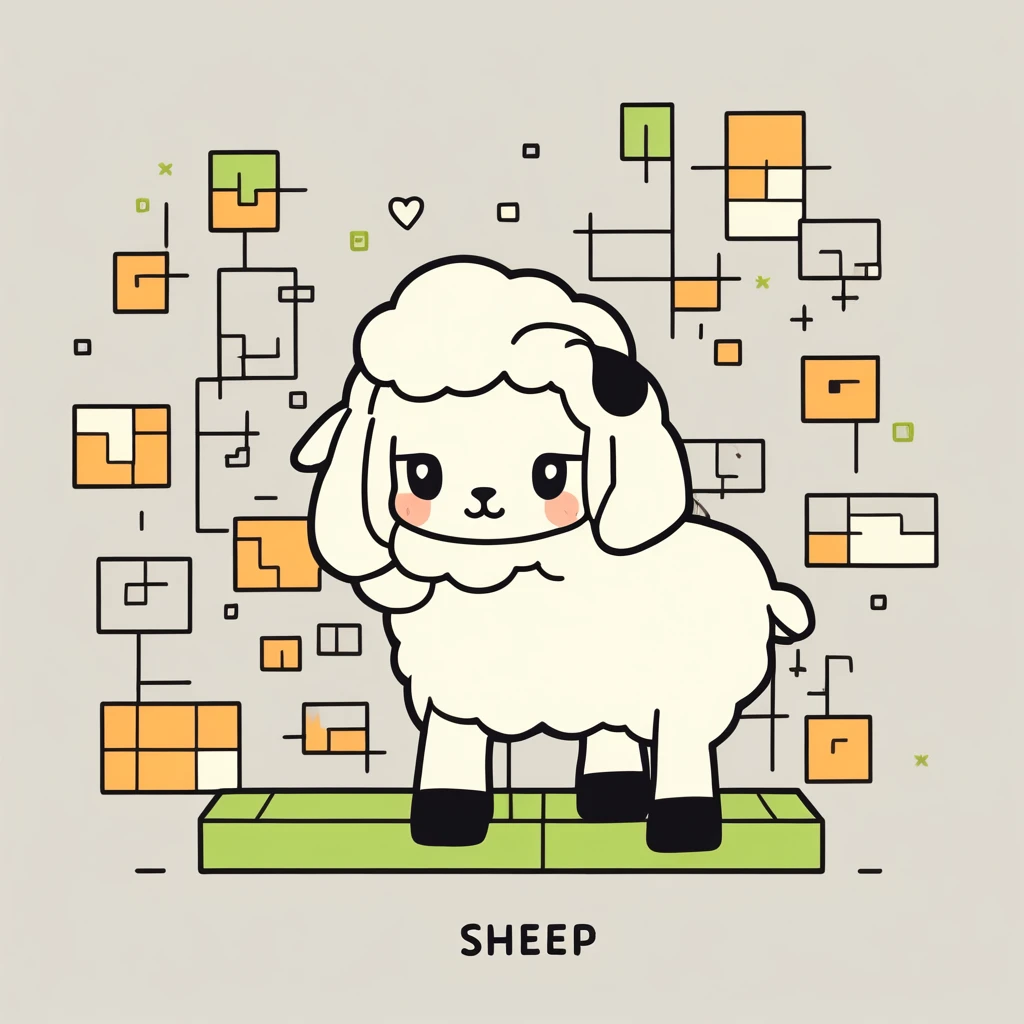 cute little sheep