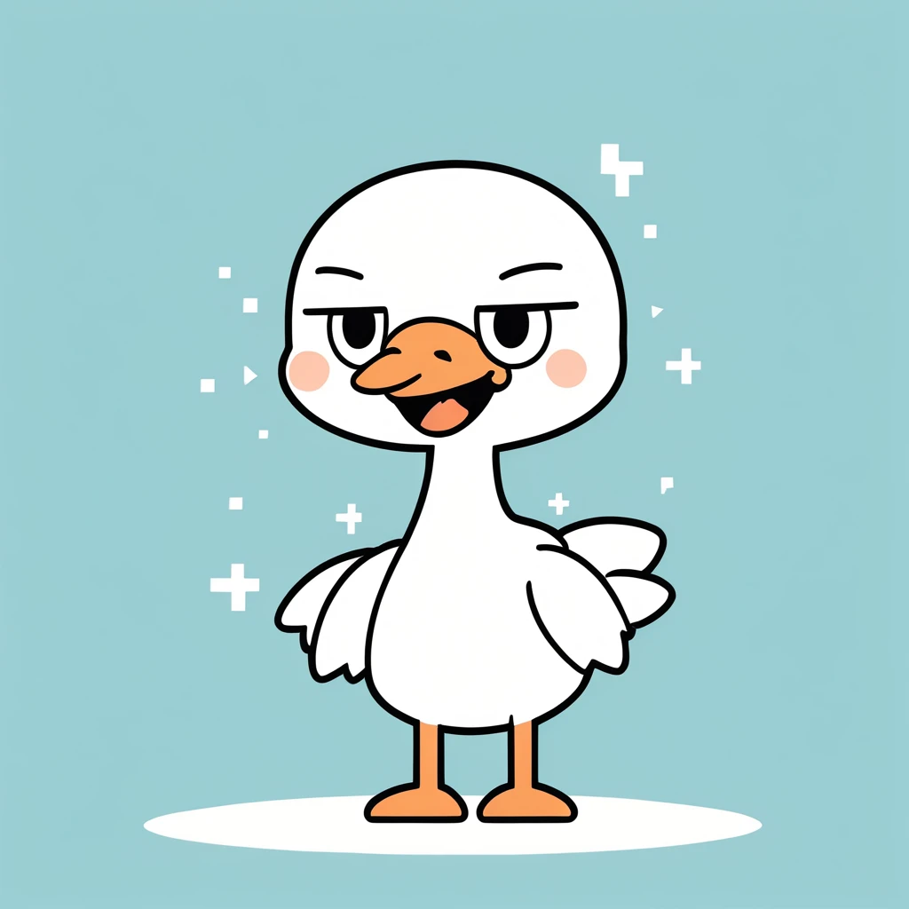 cute little Ostrich