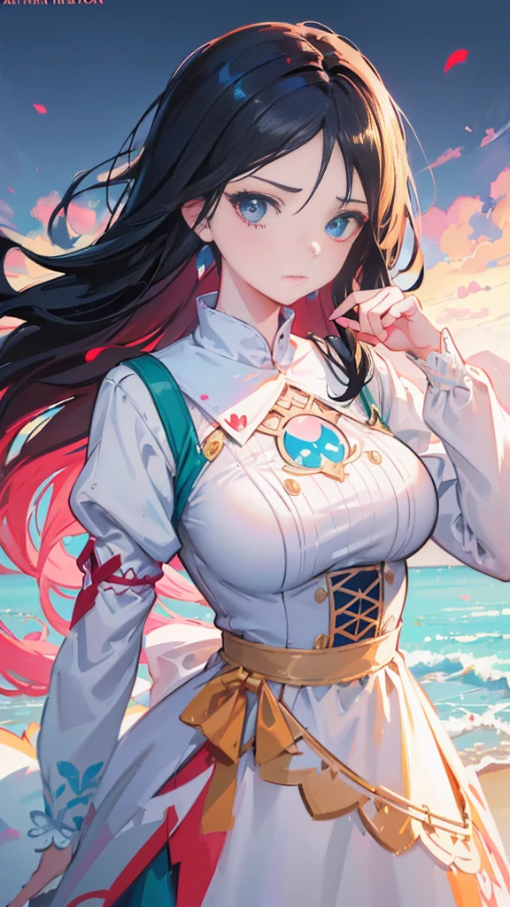 A close-up of a woman with long hair and a dress, Artgerm and Atey Ghailan, Beautiful digital artwork, adorable digital painting, cute detailed digital art, beautiful character painting, beautiful digital illustration, Artgerm Style, artgerm and Lois van Baarle, In the style of Ross Tran, inspired by Ross Tran, stylized anime