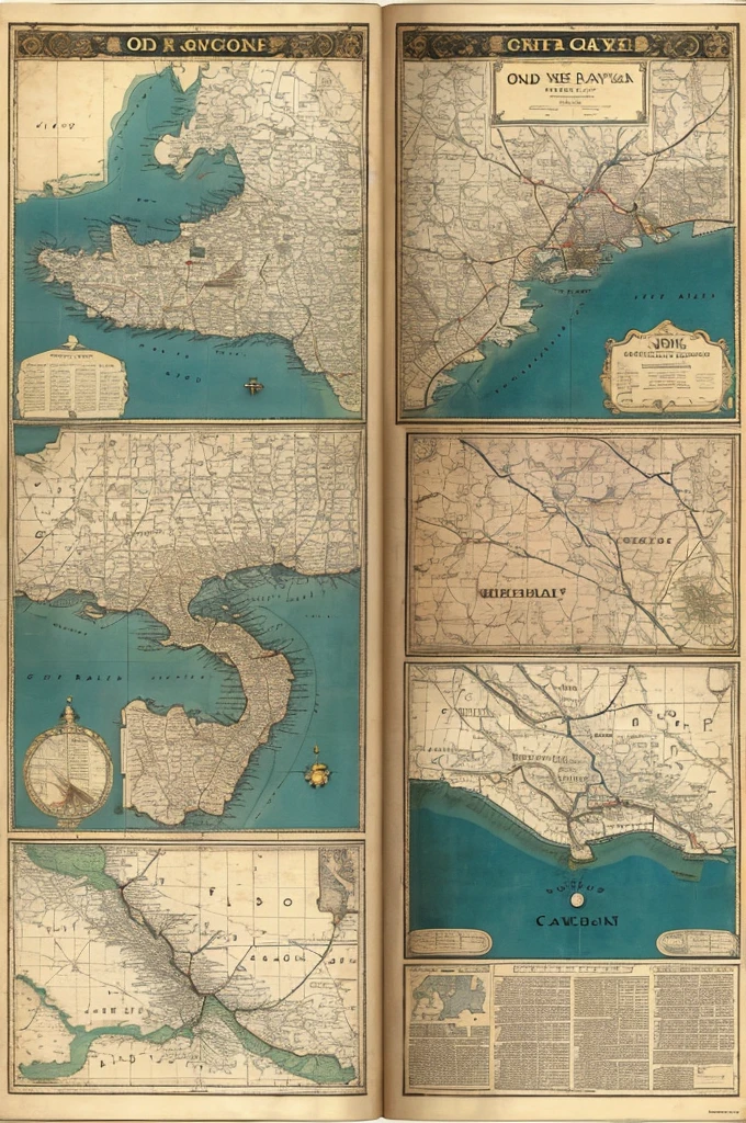 Old maps and secret caves