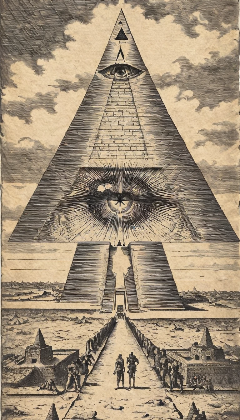 The eye at the top of the pyramid