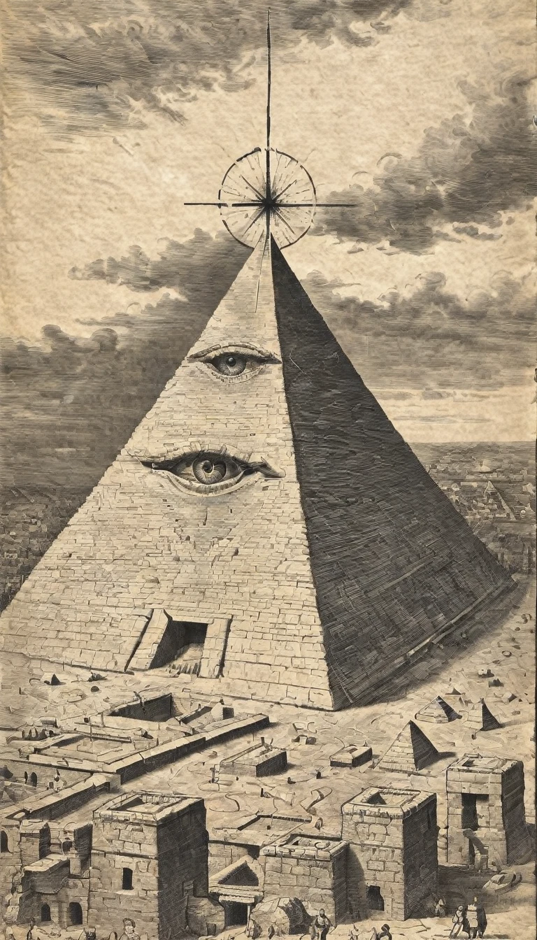 The eye at the top of the pyramid