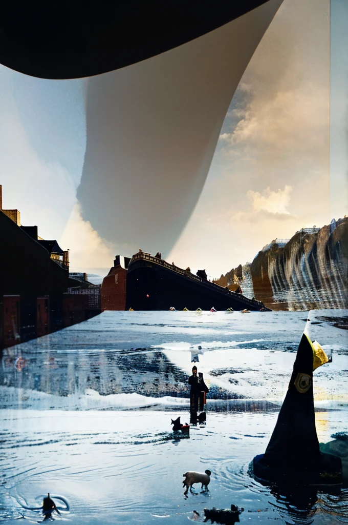 **Visions Beyond Time**: Merge the timeless elegance of Johannes Vermeer's portraits with the surreal landscapes of Hieronymus Bosch, transcending temporal boundaries to explore the depths of human imagination. MIR