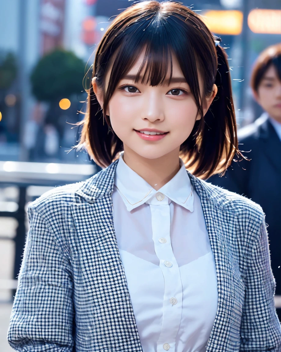 (Tabletop:1.3), (8K, Realistic, RAW Photos, Highest quality: 1.4), Japanese, (One Girl), Beautiful Face, (Realistic Face), (Black Hair), Beautiful hairstyle, Realistic eyes, Beautiful attention to detail, (Realistic Skin), Beautiful Skin, charm, 超High resolution, Surreal, Very detailed, Golden Ratio、
Show from waist to shoulders,
Beautiful and detailed skin, (cute:1.2),
(Black Hair),
((Pop Idols of Japan)),
(Upper thigh:0.6), (Written boundary depth),Soft Light, Lens Glow,
View your audience,
(Droopy eyes:1.2),
Straight teeth,smile,
Floating Hair, (blonde:1.2),
Brown eyes,
Movie Scenes, Cinematic, Full Color, 4K, 8K, 16K, RAW Photos, masterpiece, Professional color coding, Professional photography,
Cleavage,high school girl, Put your hair up, Consider,(Sweat,Haa)1.2,(blush,Open your mouth)1.3,Soft Clean Focus, Realistic lighting and shading, (Very delicate and beautiful art)1.3, elegant,Active Angle,Dynamism Pose,
Realistic, (cute女の子:1.1), High resolution, Ultra Clear, Sharp focus, ,Cosplay, slim,
Thin white cloth,Gray Hair, High Ponytail,
(Off-white damask long-sleeve shirt dress:1.3),
(Thom Browne designer dresses:1.4),
(Very detailed背景, Detailed Background: 1.3), Bokeh, Written boundary depth,
China City Street,
There is no one in the background,