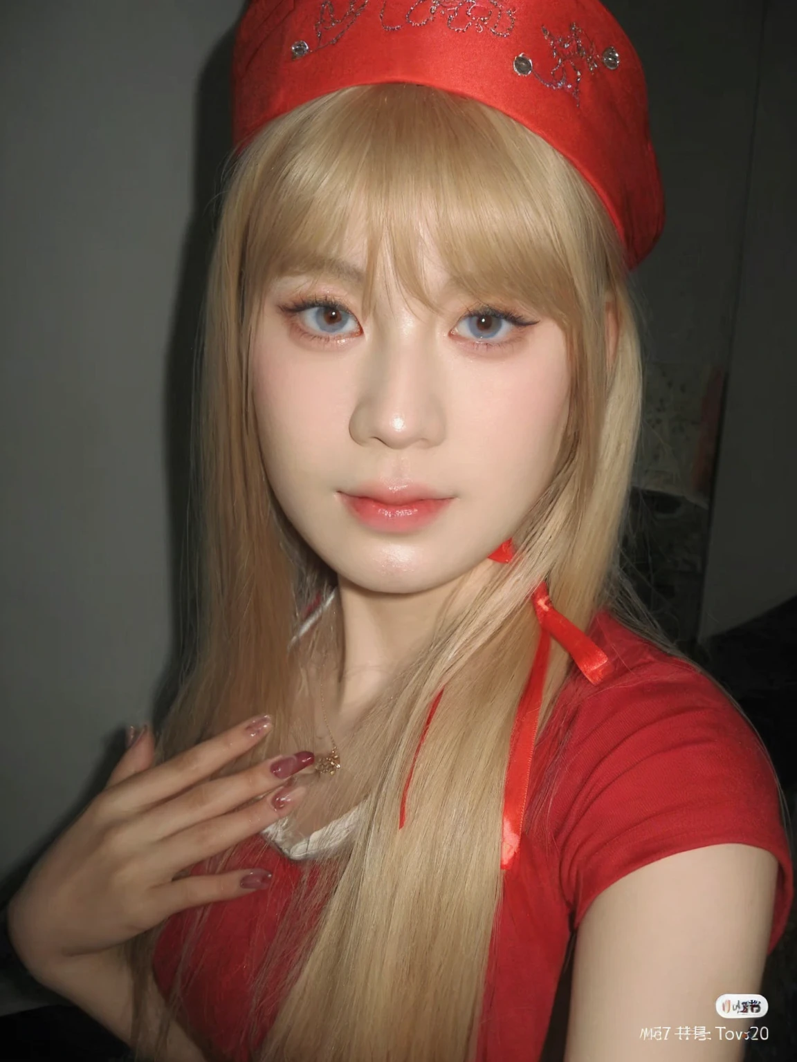 White and tender skin,Chinese style makeup,girl