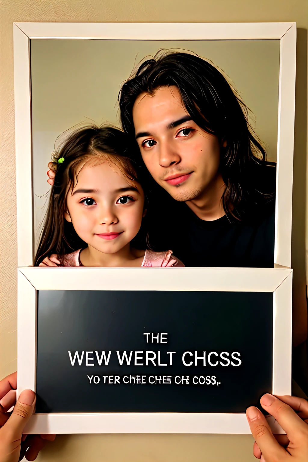 create a picture of brother and sister and
a written title in in bold font in mid of picture "The Sibling We chose"