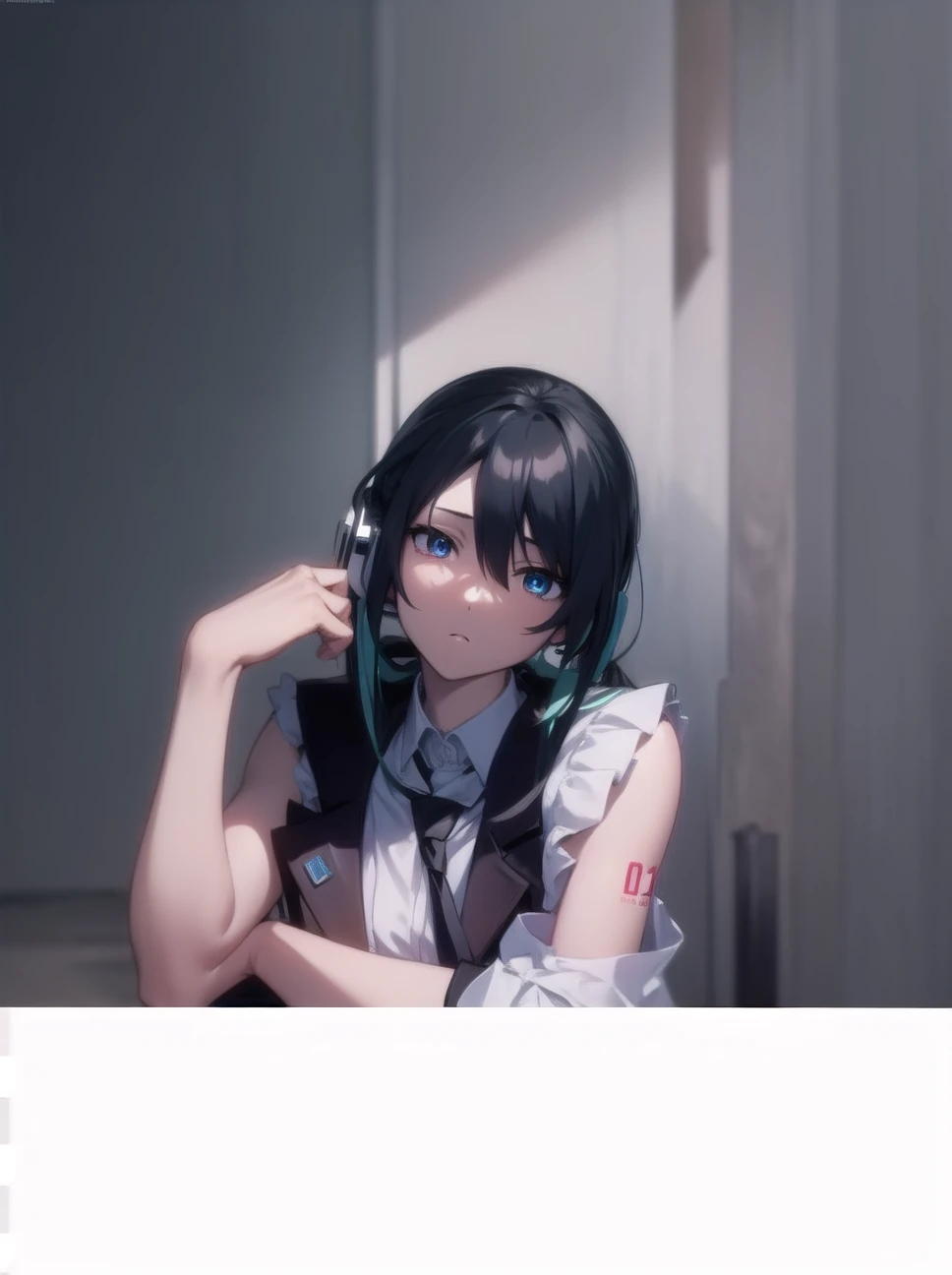hatsunemiku, miku hatsune, ahoge, aqua eyes, aqua hair, crossed bangs, hair between eyes, hair ornament, headphones, long hair, twintails,
BREAK aqua necktie, black footwear, black skirt, black sleeves, boots, collared shirt, detached sleeves, grey shirt, necktie, pleated skirt, shirt, skirt, sleeveless, sleeveless shirt, thigh boots, tie clip,
BREAK looking at viewer,
BREAK outdoors, city,
BREAK (masterpiece:1.2), best quality, high resolution, unity 8k wallpaper, (illustration:0.8), (beautiful detailed eyes:1.6), extremely detailed face, perfect lighting, extremely detailed CG, (perfect hands, perfect anatomy),