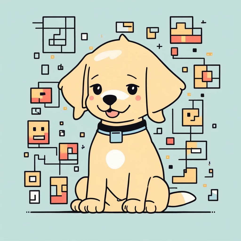 cute little golden retriever