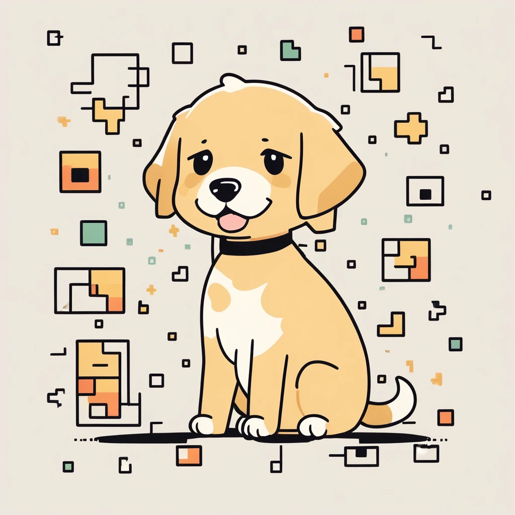 cute little golden retriever