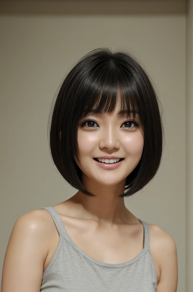 Real picture、photoRealstic dark hair、straight hair、Short Hair Hair、Very short hair with round face、drooling eyes,、Laughed so hard I couldn't see.、Open your mouth and laugh out loud.、narrow eyes、no makeup、Supphat school girl、Sixteen years old、skinny body、Muscle body、Young thighs、Full big breasts、vaginal、、vagina、japaneull body Esbian、The body is very flexible. School uniform、white blouse、no bra, no underwear, Red Ribbon、Plaid skirt、The skirt is very short.、The body is drenched in sweat. Poses with open legs、Rhythmic gymnastics poses、Standing on one leg、Target that can open more than 300 degrees、Show off your crotch.、exposed crotch、Very smiling. Background with、class room、windows、Chalk board