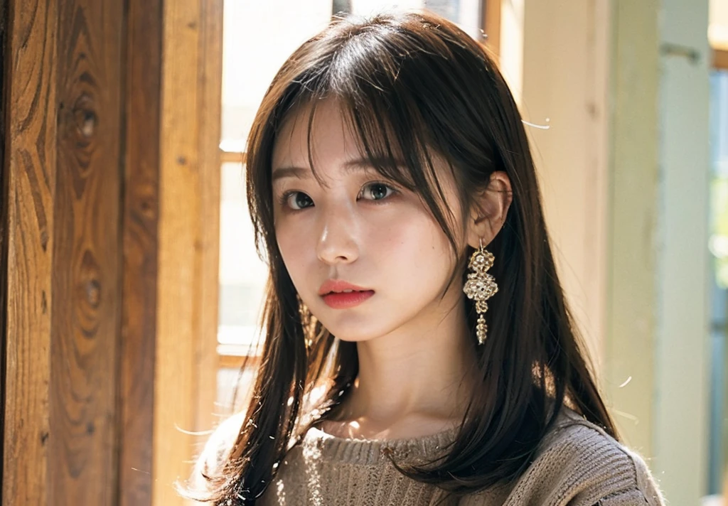 、Lens flare、You can see the sunset、((Small earrings、that'evening、Airfieldに来ています、Airfield、Background of an airplane taking off:1.4))、Luxury Leather Belts、Shiny clothes、Light beige hair color、Background Blur、Braid only the front hair、Light brown hair、{{Cowgirl Shot}}、((Close-up shot from the waist up、Big Breasts:1.4))、Big Breasts、にっこりsmile、Silk clothing、服からでも分かるBig Breasts、Braid only the front hair、Cowboy Shot、Gorgeous white collared silk shirt and brown skirt、Dress elegantly、Luxury Bags、素敵なsmile、((Airplane in the background、Airfieldに来ています))、Full body photo、ring、Short skirt、Tuck your hair behind one ear、Silver Necklace、smile、 Elegant ponytail、Caustics、Highly detailed photos、Very beautiful and ideal short hair、Big Breasts、Super no makeup、(8K、RAW Photos、Highest quality、masterpiece:1.2)、(Realistic、Realistic)、1 Girl、((Big Breastsショートヘア、Looking into the camera:1.4))、Hair blowing in the wind