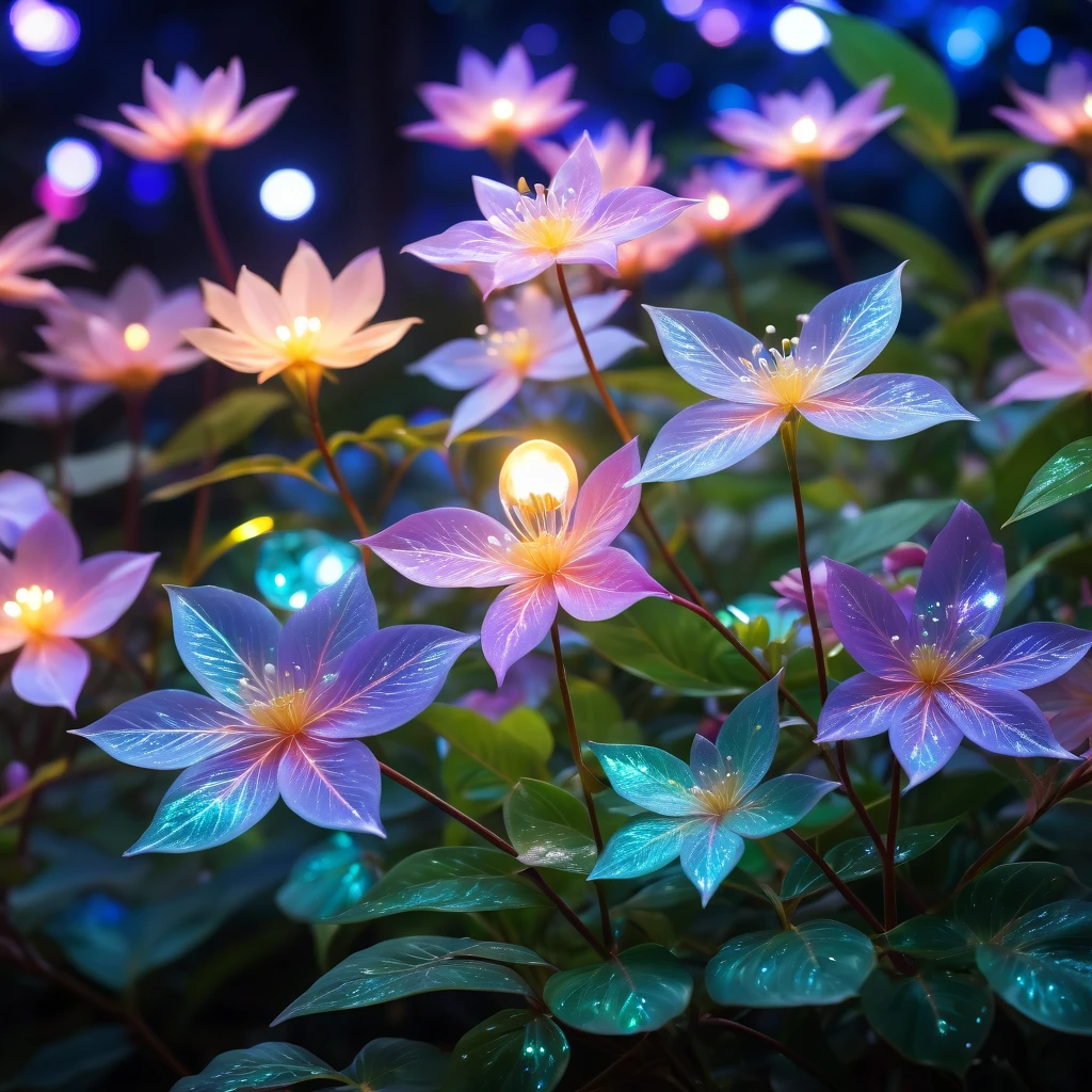 Highest quality,Super detailed,masterpiece:1.2,Shine,Mysterious,((Close-up of a luminous flower)),Shine庭園,Magic Garden,Shine花びら,Enchanting atmosphere,Soft pastel colors,Vivid lighting,Mysterious Flower,A dreamlike sight,Delicate thread,A stunning display,Dancing Light,Whimsical beauty,Fantastic plants,Magic Garden,Enchanting Sparkle,Magical Glitter,光りShine魔法,green々Leaf,wonder of the night,Illuminated walkway,Moonlit Silence,Mysterious glow,Translucent petals,Sparkling Buds,Magical atmosphere,Shine発光,Magical realm,Shine plant life,Glowing petals,Mysterious blooms,Magical Power,Shine blossoms,Enchanting Flower,光りShine庭,Fairy tale setting,Shine fantasy,Shine花びら,Fascinating plants,Sparkling leaves,Colorful illuminations,Shine serenity.