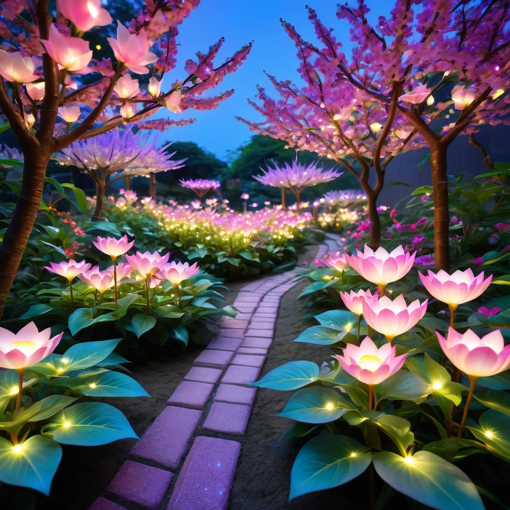 Highest quality,Super detailed,masterpiece:1.2,Shine,Mysterious,((Close-up of a luminous flower)),Shine庭園,Magic Garden,Shine花びら,Enchanting atmosphere,Soft pastel colors,Vivid lighting,Mysterious Flower,A dreamlike sight,Delicate thread,A stunning display,Dancing Light,Whimsical beauty,Fantastic plants,Magic Garden,Enchanting Sparkle,Magical Glitter,光りShine魔法,green々Leaf,wonder of the night,Illuminated walkway,Moonlit Silence,Mysterious glow,Translucent petals,Sparkling Buds,Magical atmosphere,Shine発光,Magical realm,Shine plant life,Glowing petals,Mysterious blooms,Magical Power,Shine blossoms,Enchanting Flower,光りShine庭,Fairy tale setting,Shine fantasy,Shine花びら,Fascinating plants,Sparkling leaves,Colorful illuminations,Shine serenity.