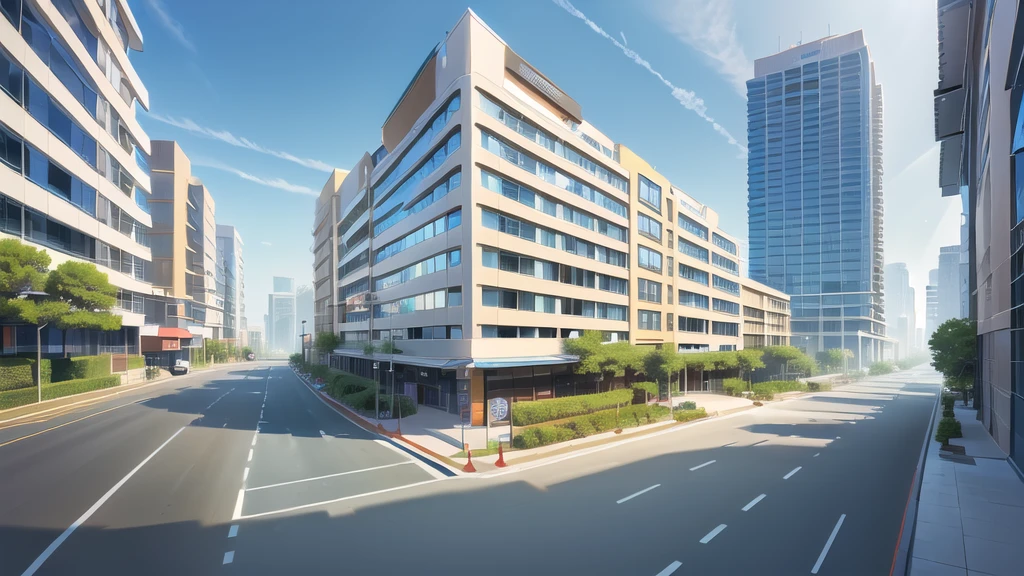 (commercial building:1.5),road ,(รถวิ่งบนนroad:1.6) capital landscape:1.5 ,many cars
