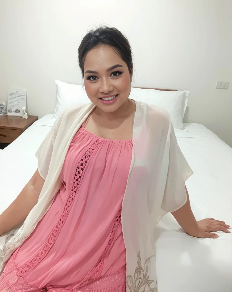 HEAVY BREASTS, Portrait photo of a matured chubby malay girl, curvy, (laughing:1.2), malaysian, posing, look at a camera, nerd, spectacle, wear pink panties and bra, wearing glasses, full body, room background, big breast,nighttime, backlit, epic realistic, hyper detailed, detailed skin texture, mole below eye, natural skin texture, mole in body, insane details, intricate details, accent lighting, soft volumetric light, bokeh, (dramatic light:1.2), (neutral colors:1.3), cross process, living room background, ((detailed realistic face and eyes)), good lighting, 8K resolution, Legs Wide Open, spread Legs, lying on bed, Liquid from the Crotch, Blushing, fat, on the side, penetration,