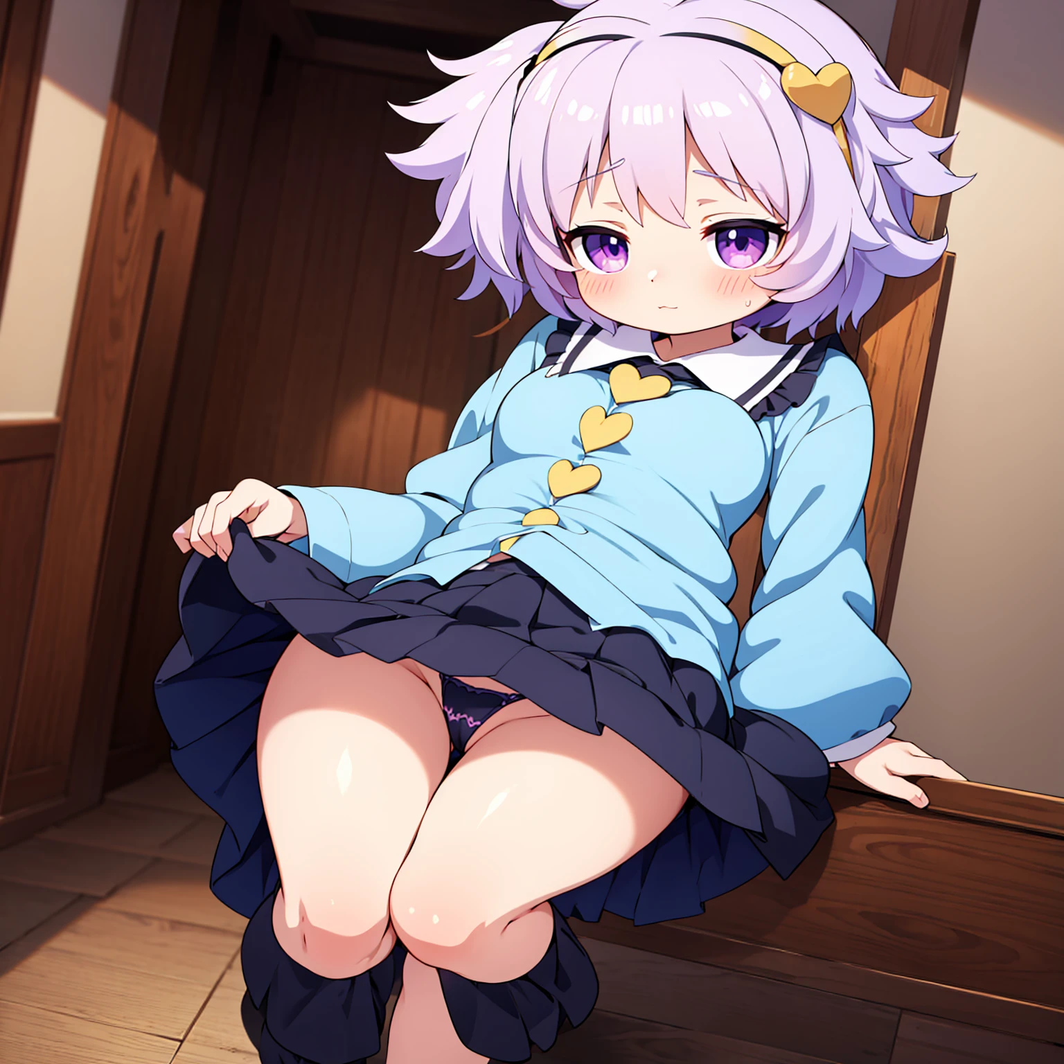 Satori Komeiji　cute face beautiful breasts