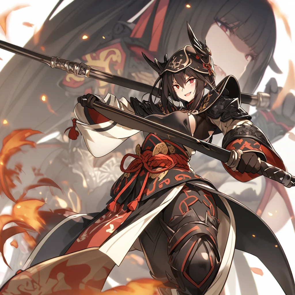 Lu Bu Fang Tian's painted halberd will kill the red horse with one stroke